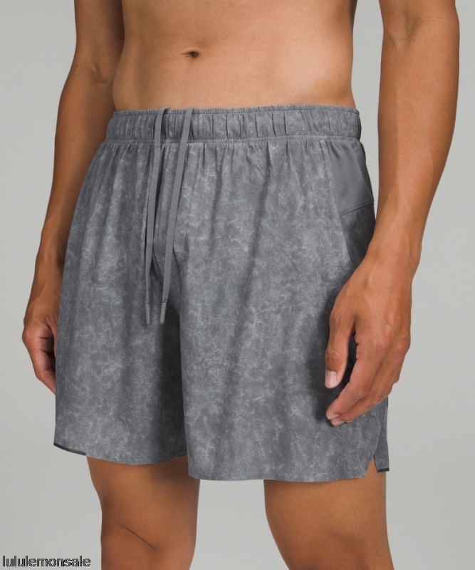 Lululemon Deutschland DELULU872 | Grau Multi Stoß Gefüttert Kurz 6